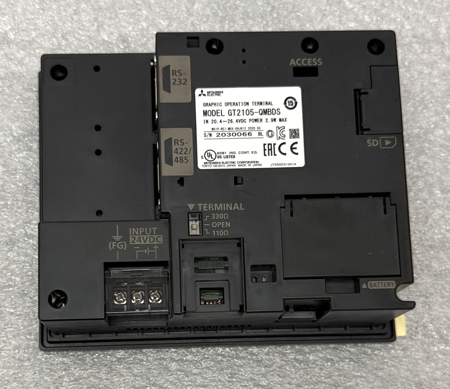 Mitsubishi TOUCH SCREEN (GT2105-QMBDS) with cable