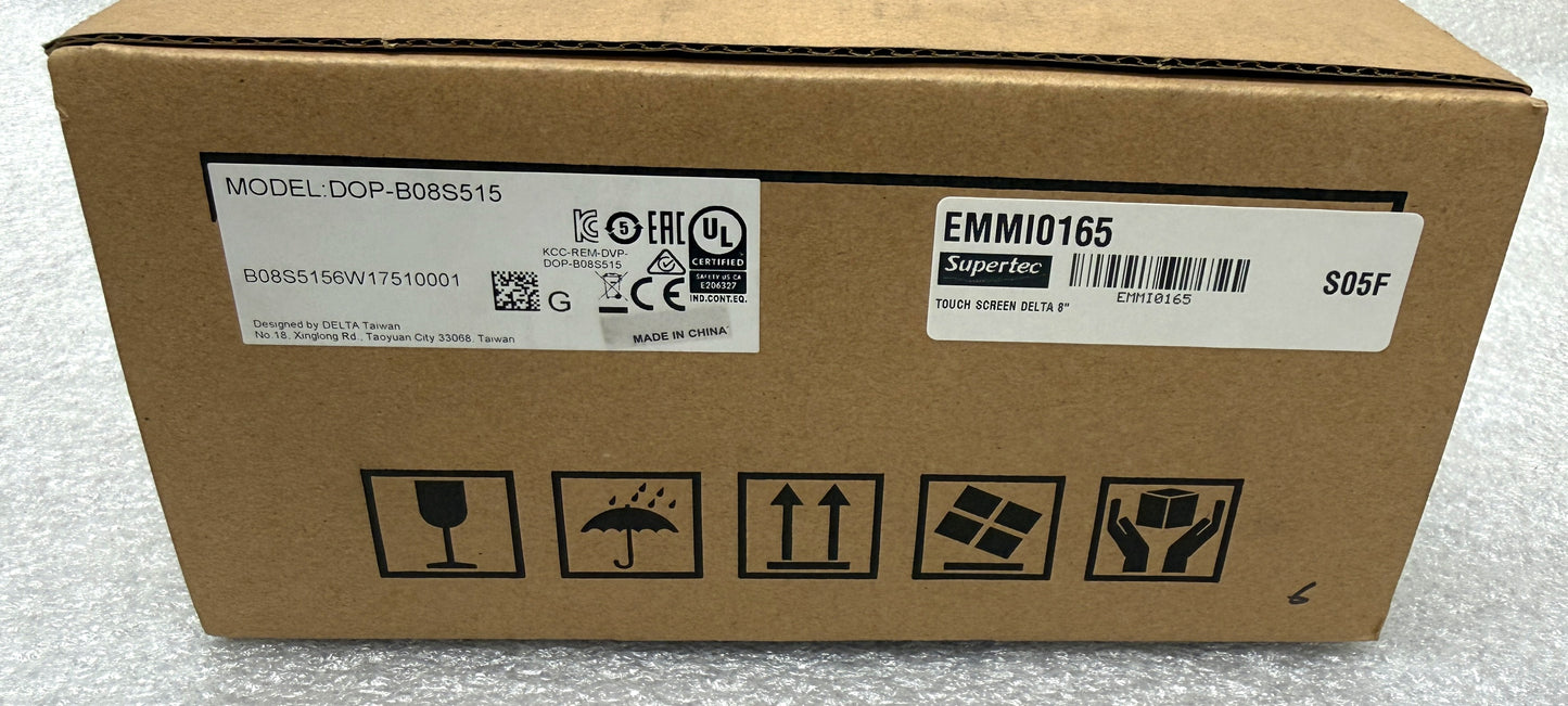 DELTA HMI TOUCH SCREEN 8" DOP-B08S515