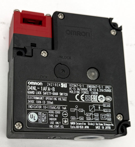 Safety Door Switch, D4NL-1AFA-B OMRON-Safety switch bolting