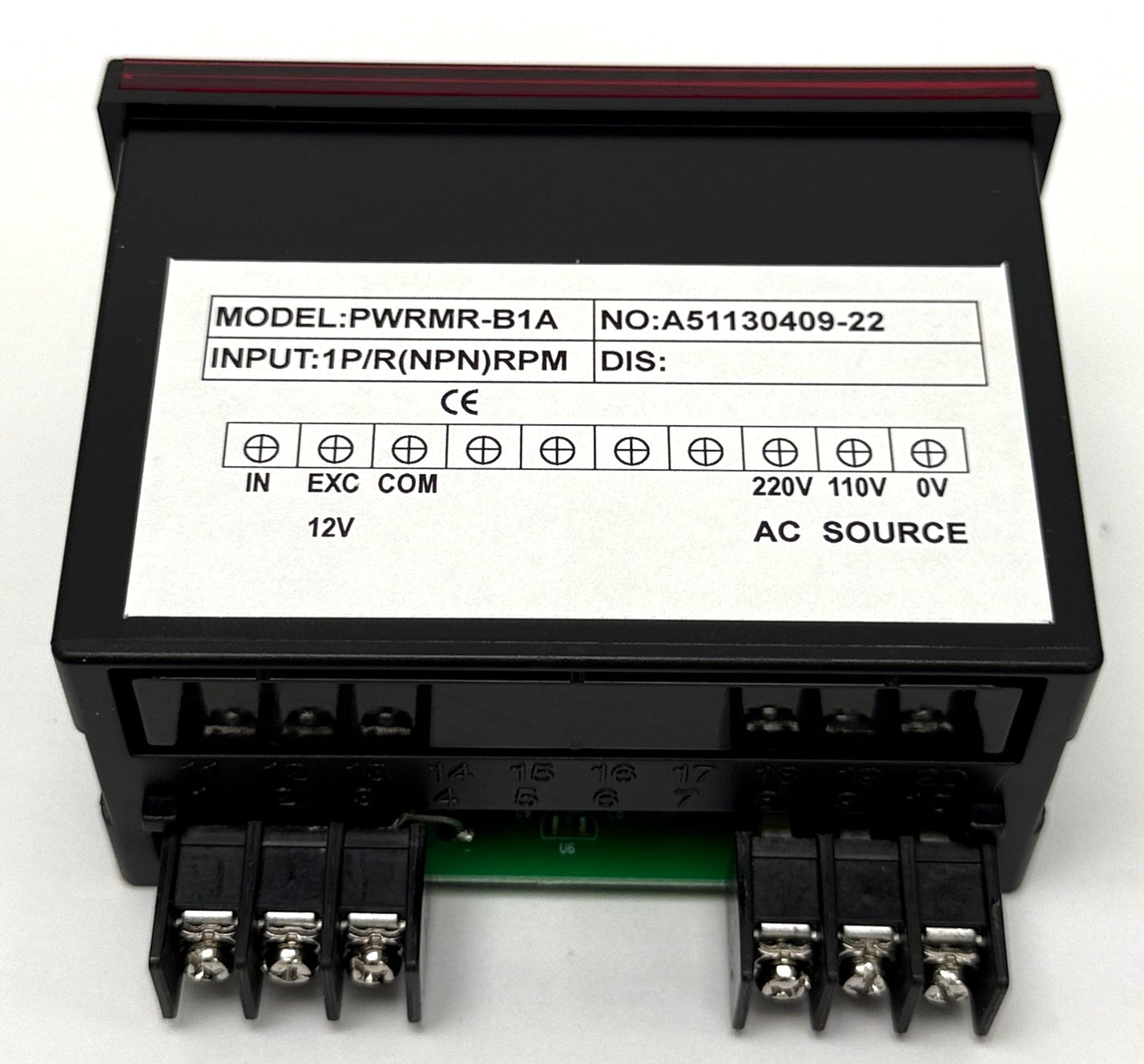 DIGITAL TACHOMETER (PWRMR-B1A) MICROPROCESS RPM &amp; LINE-SPEED METER