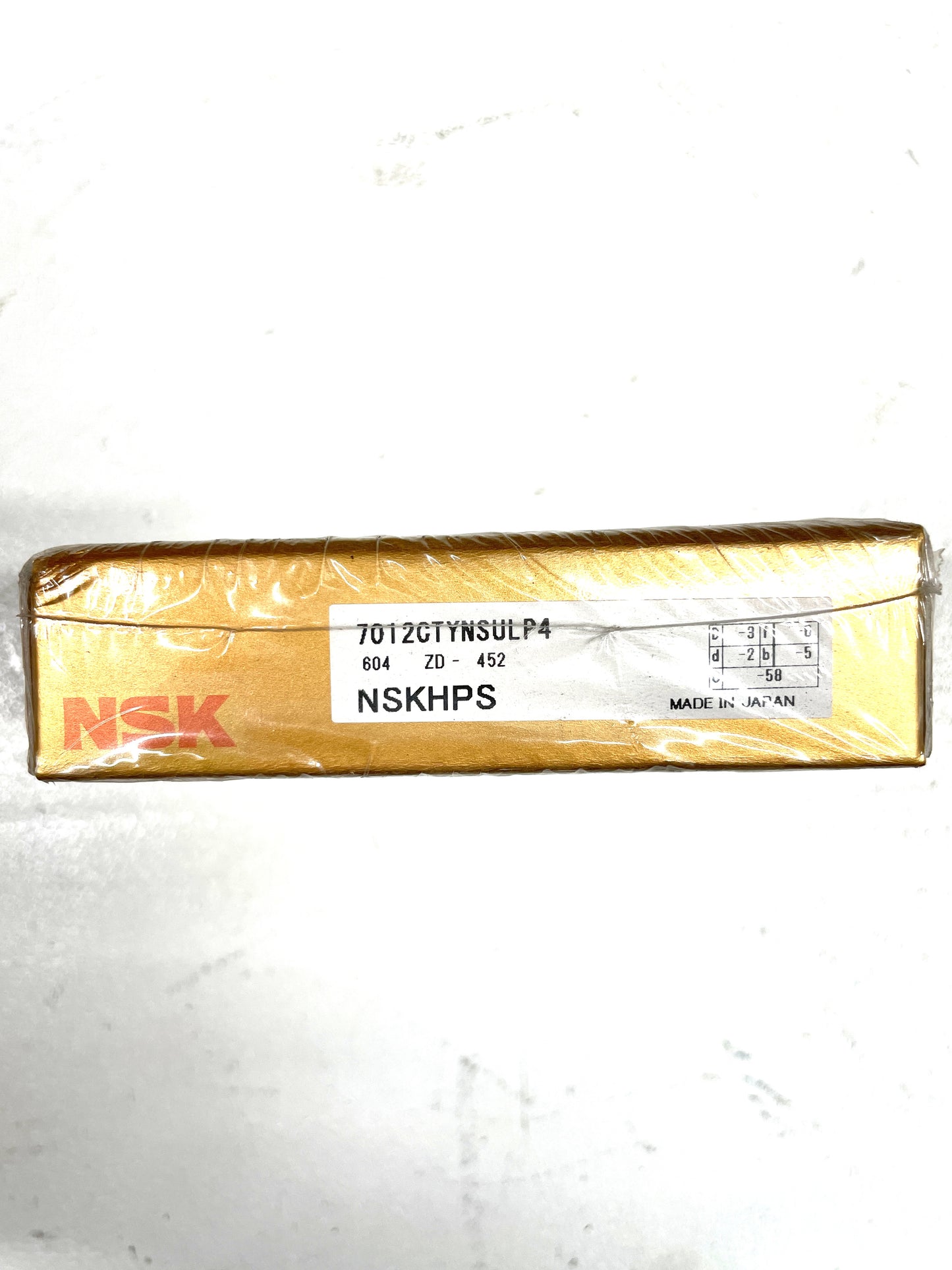 NSK Super Precision BEARING 7012C